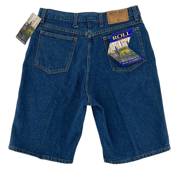 90s jorts denim jean shorts deadstock NWT 1990s vintage - Picture 2 of 8